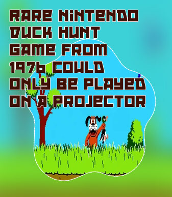 Duck hunt projector game