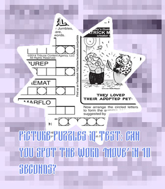 Jumble that scrambled word game India