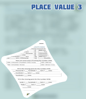 Place value games 3rd grade
